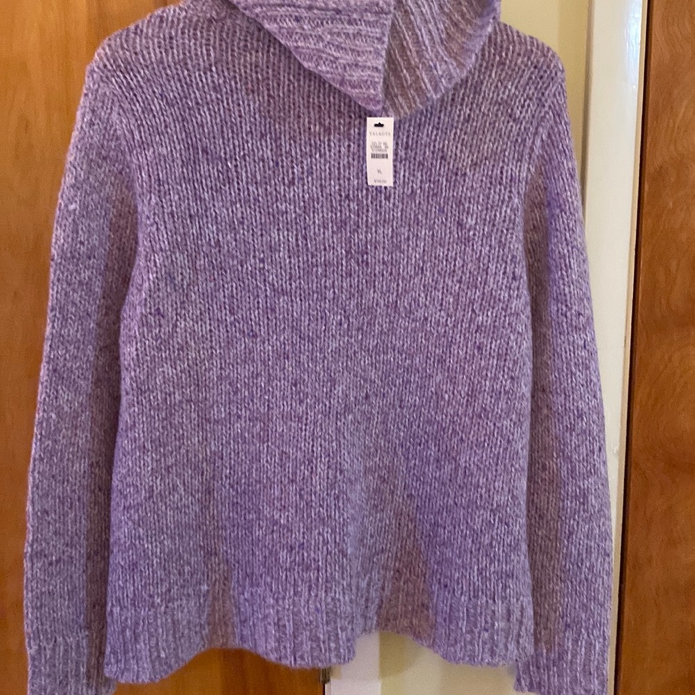 Talbots Women XL purple Turtleneck . Brand new . With tag .